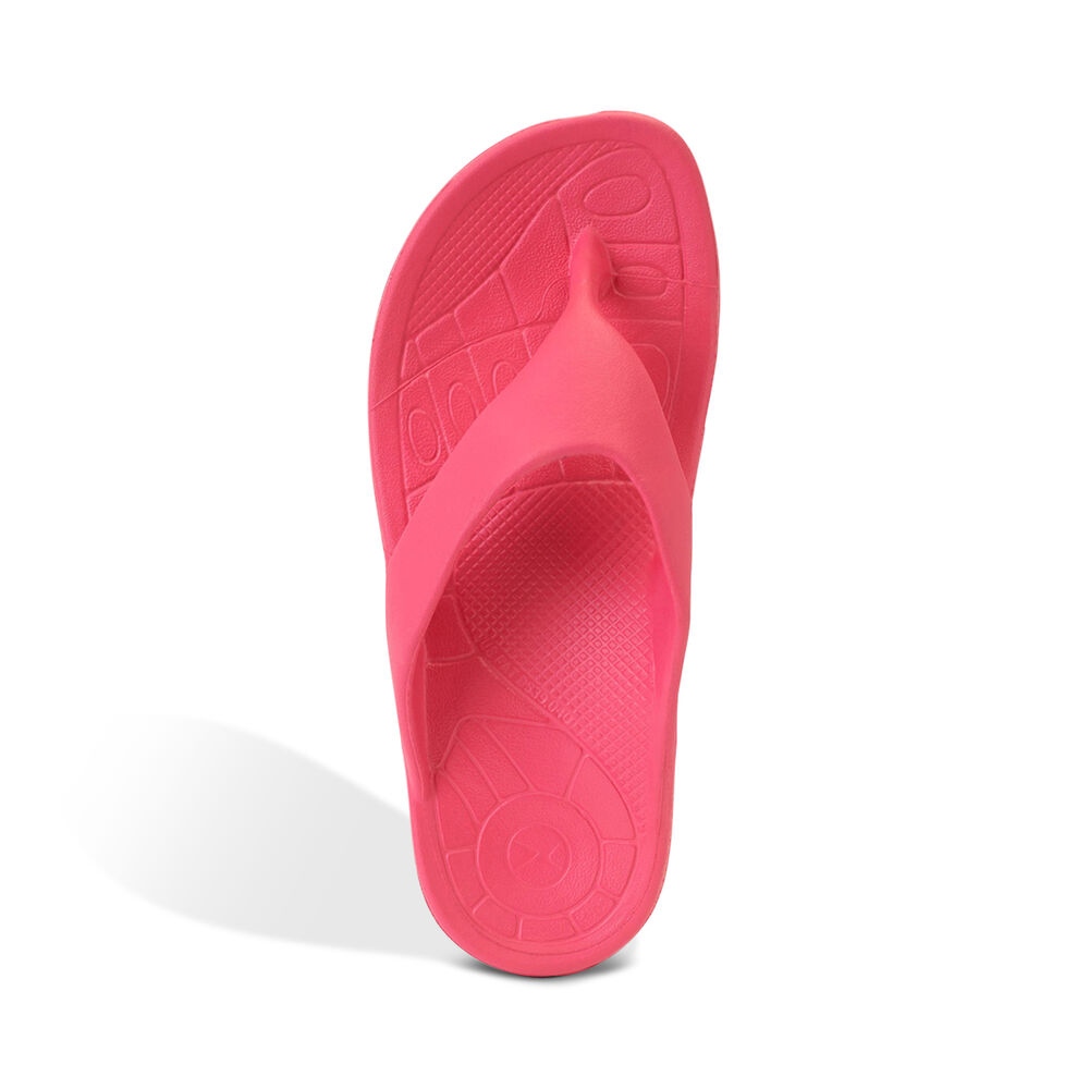 Aetrex Women's Maui Flip Flops - Watermelon | USA ZJHZQIB